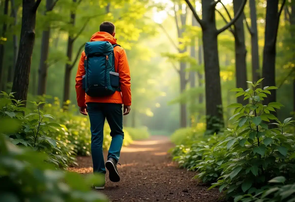 Choix des couleurs vestimentaires pour des randonnées en forêt